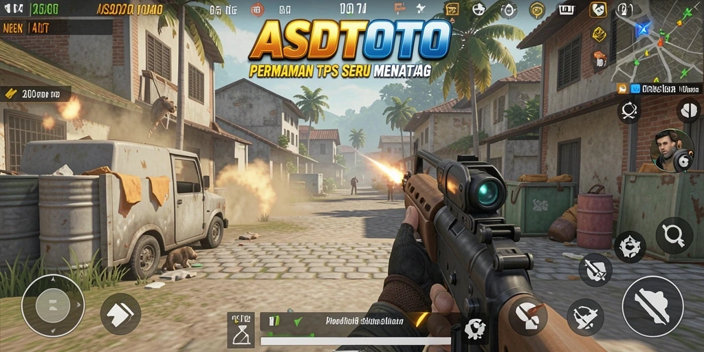 Tangkapan layar gameplay ASDTOTO menampilkan aksi pertempuran yang intens.