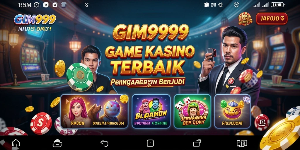 Tampilan gameplay Kasino GIM999 yang menarik dan seru.