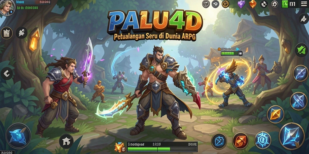 Tampilan seru gameplay ARPG di PALU4D dengan grafis menawan.