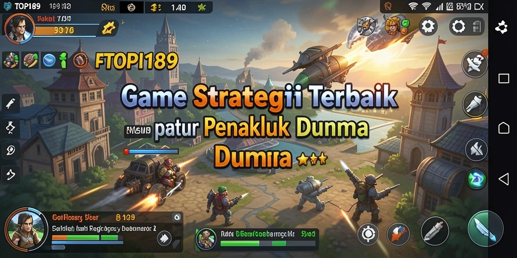 Screenshot utama gameplay SLG yang menakjubkan dari TOPI189.