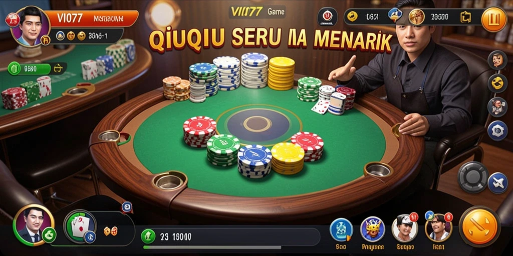 Tampilan gameplay QiuQiu yang menarik di VIO77.