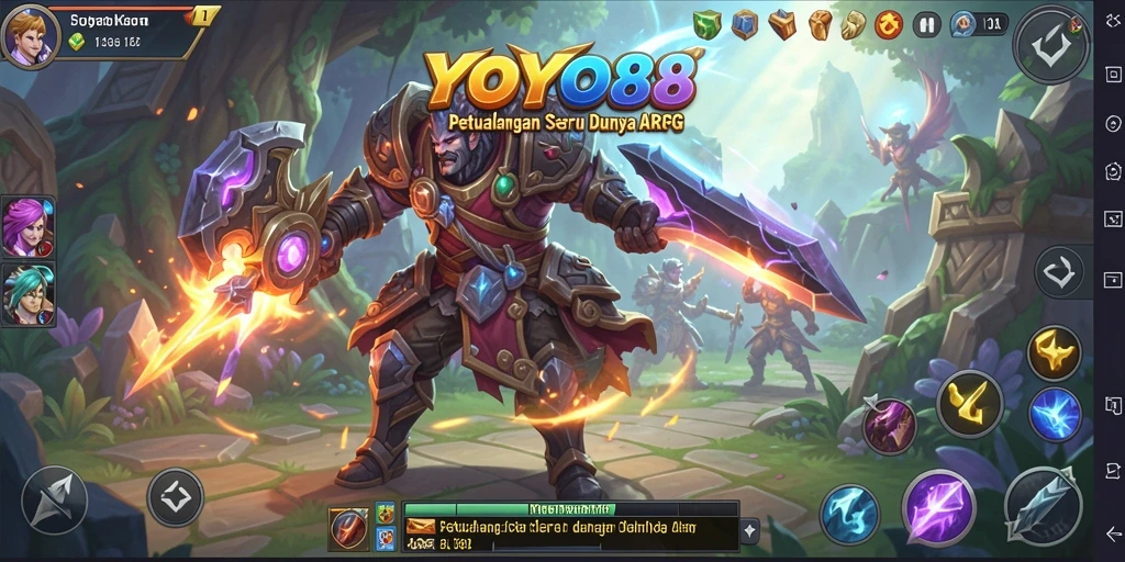 Menyaksikan aksi seru dalam petualangan ARPG di YOYO88.